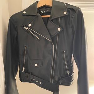Zara Faux Leather Jacket